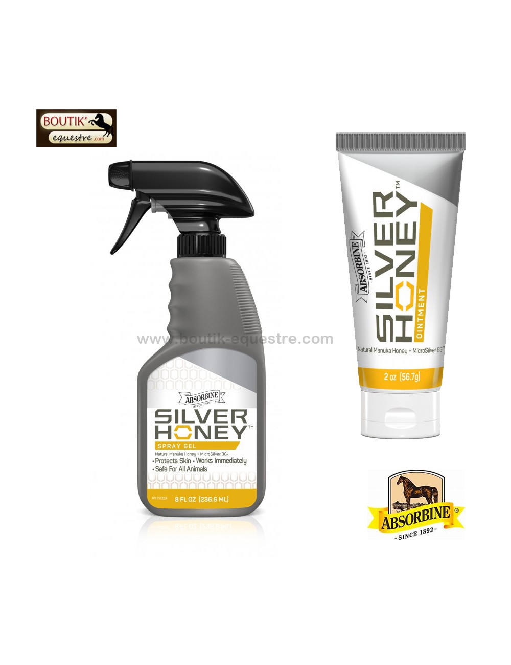 Silver Honey ABSORBINE Spray