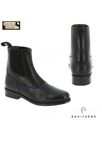 Boots EQUITHEME Origin Zip - noir