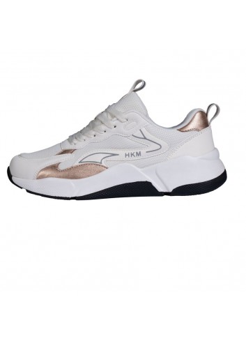 Sneaker -Rosegold Glamour- Style - blanc