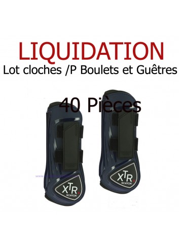 Lot de cloches / guêtres / p boulets